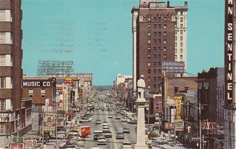 Vintage Columbia Sc Main Street Monument 1967 Postcard