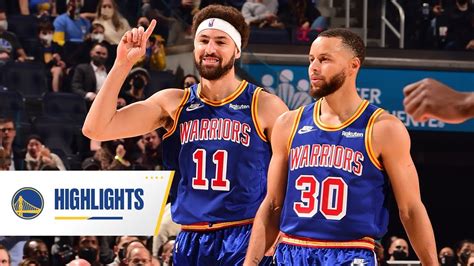 Splash Brothers Steph And Klay Combine For 38 Points ☔️ Jan 18 2022