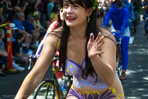 Fremont Solstice Parade Naked Cyclists Seattle Flickr