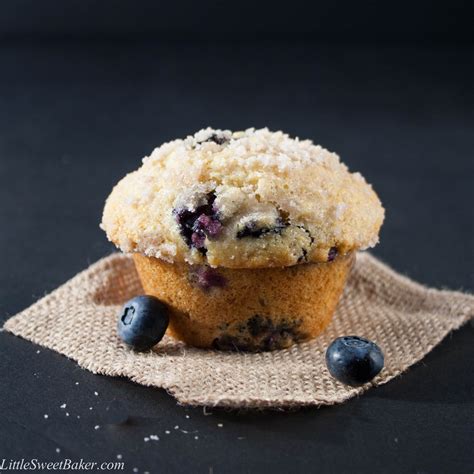 Best Blueberry Streusel Muffins Bakery Style Little Sweet Baker