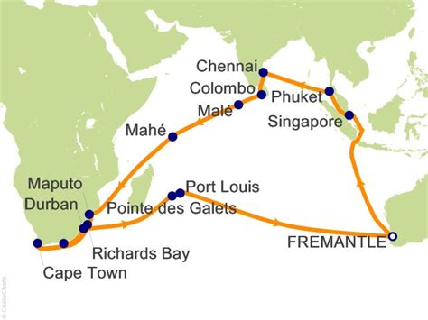 46 Night Indian Ocean And South Africa Odyssey Cruise On Sun Princess