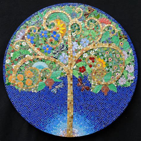 Treeoflife Mosaic Tree Art Mosaic Murals Mosaic Artwork Mosaic