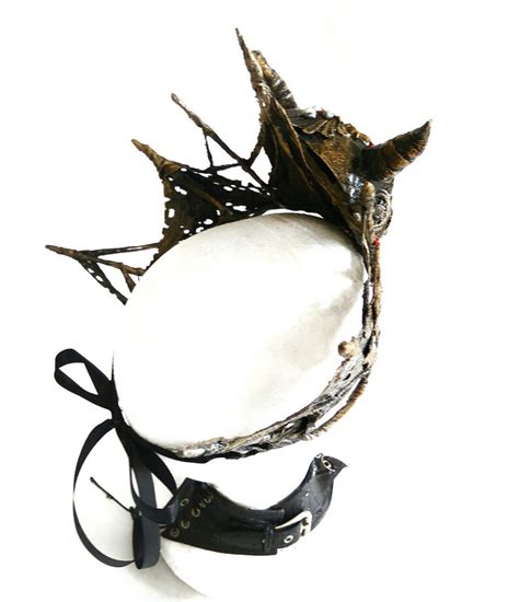 Gothic Skull Crown Mistress Of Death Gothic Headdress For A Etsy