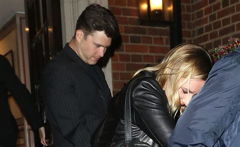 Scarlett Johansson And Colin Jost Enjoy A Low Key Night In London Colin