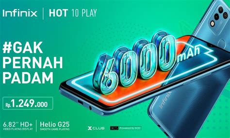 Infinix Hot Play Si Powerbank Killer Resmi Diluncurkan Dengan Harga