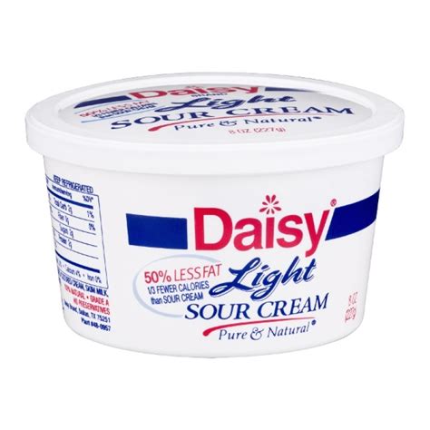 Maybe you would like to learn more about one of these? Daisy Light Sour Cream Nutrition - NutritionWalls