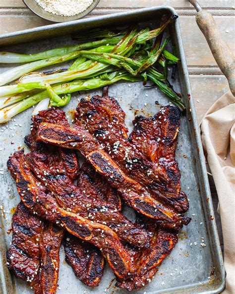Korean short ribs are easy to make and grill up in minutes. Homemade Korean BBQ Short Ribs - Eitan Bernath | Bbq beef ...