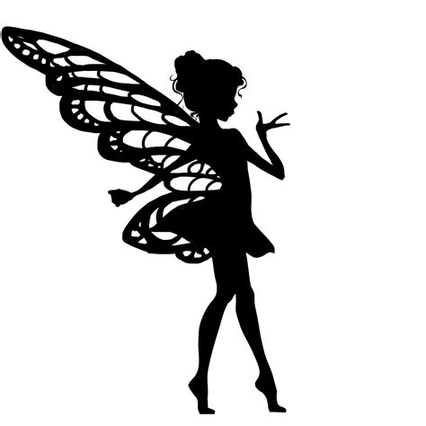 Printable Fairy Silhouette Cutouts