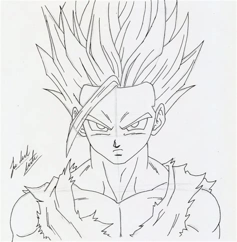 Learn how to draw dragon ball z gohan pictures using these outlines or print just for coloring. Gohan Drawing at GetDrawings | Free download