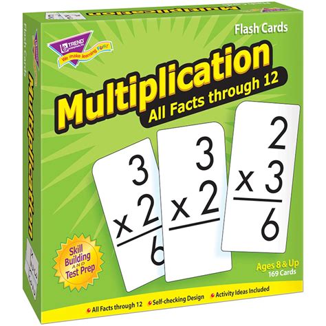 Multiplication 0 12 All Facts Skill Drill Flash Cards Michaels