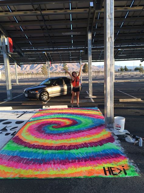 Senior Year Parking Spot 2016 Easy Spray Paint Idea Parking Lot