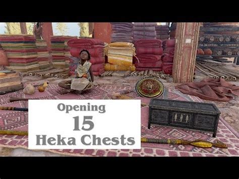 Assassin S Creed Origins Opening Heka Chests Youtube