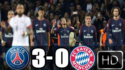PSG vs Bayern Munich 30 Resumen Goles Highlights Goals 27/09/2017