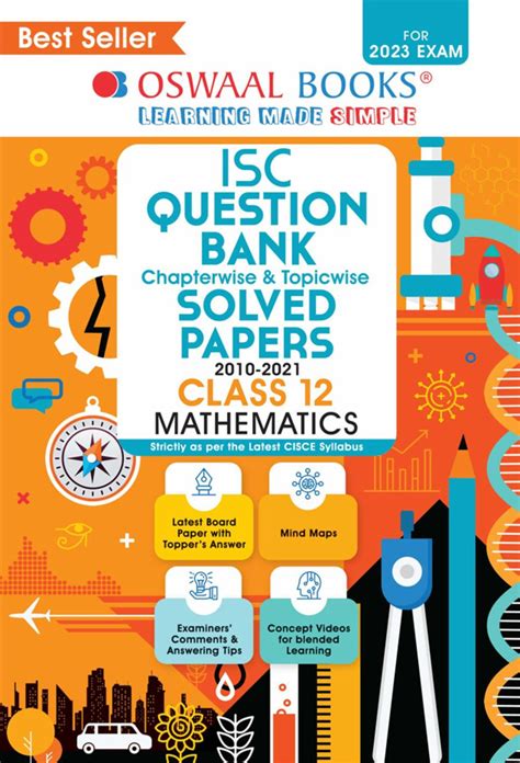 Oswaal Isc Question Bank Class 12 Mathematics Book For 2023 Exam For