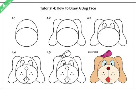 How To Draw A Dog Face