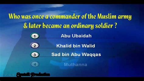 As for the complaint about the english language; Islamic General Knowledge Quiz - Part 2 - YouTube