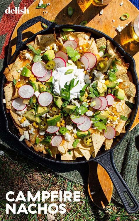 Loaded Campfire Nachos Will Turn Your Campsite Into A Party Recipe