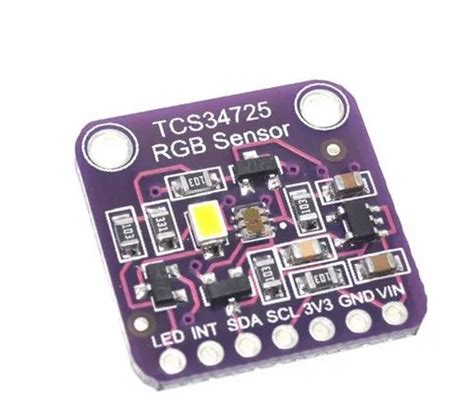 Tcs34725 Rgb Color Sensor Module With Ir Filter And White Led At Rs 340