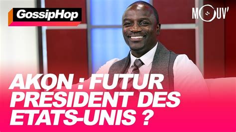 The singer and record producer seemingly wants to extend his music empire to the whole of the. Akon : Futur président des Etats-Unis ? - YouTube