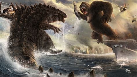 Godzilla Vs King Kong Hd Movies K Wallpapers Images Backgrounds Hot