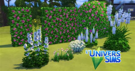 Sims 4 Kit Objets Jardin Romantique Construction Fleurs 02 Team