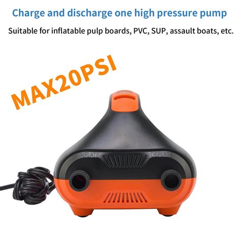 Ht 782 Inflationanddeflation Electric Air Pump For Sup Isup Stand Up Paddle Super Inflatable