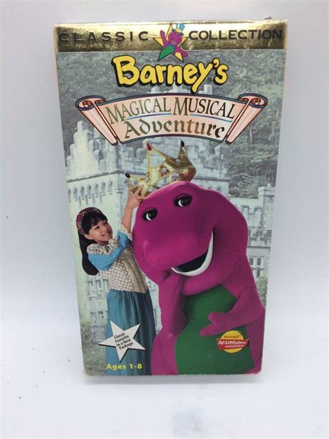 Classic Collection Barney Barneys Magical Musical Adventure VHS
