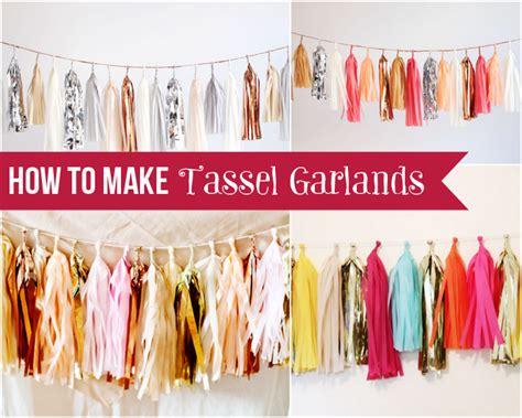 Diy How To Make Your Own Tassel Garland Pizzazzerie