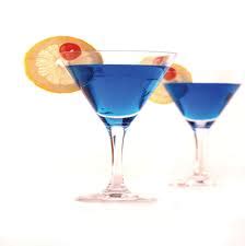 Cocktails Dreams Bikini Martini Blue Cocktail