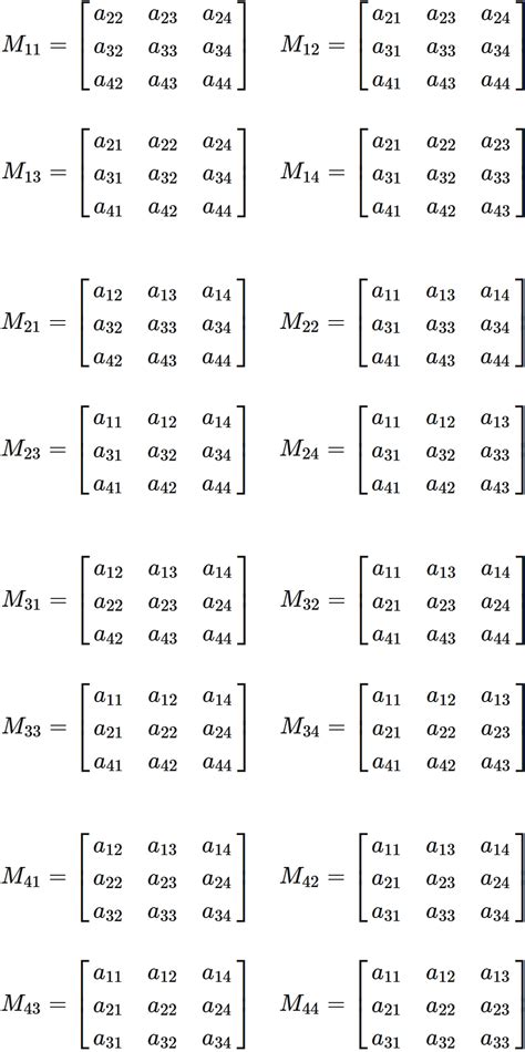 Fortunately, determinants of large matrices can be. How to find the inverse matrix of a 4x4 matrix - SEMATH INFO