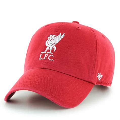 47 Brand Relaxed Fit Clean Up Cap Arched Fc Liverpool Red Eur 1990