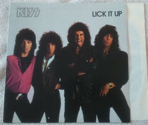 Kiss Lick It Up Vinyl Photo Metal Kingdom
