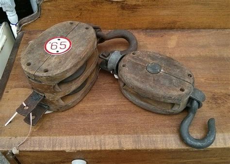 Antique Block And Tackle Block And Tackle Antiques Salvage
