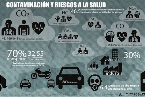 Contaminación Ambiental Y Riesgos A La Salud InfografÍa Pueblo