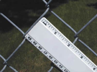 If the measurement is 2 then the gauge of the wire is typically 9 or 11. How to Measure Chain Link Mesh Opening?