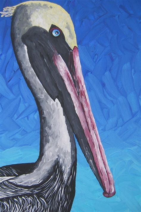 Brown Pelican Painting By Nick Flavin