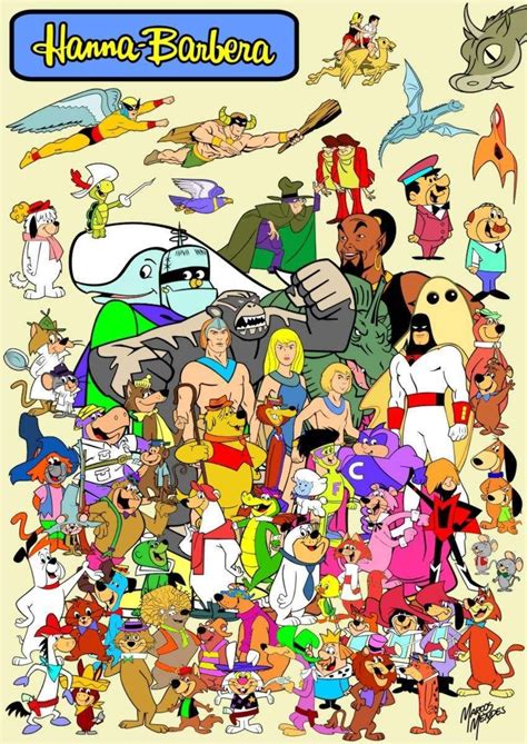 Hanna Barbera Tribute By Slappy427 On Deviantart Old Cartoons