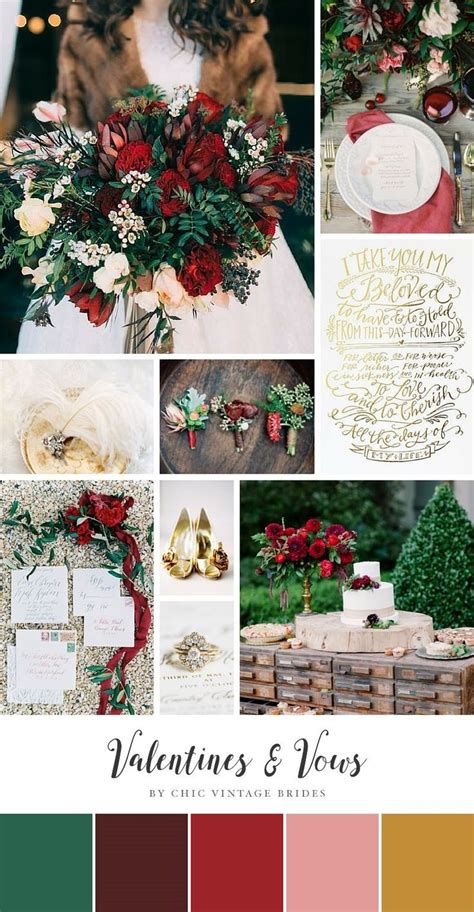 Valentines And Vows Valentines Day Wedding Ideas In A Romantic Palette