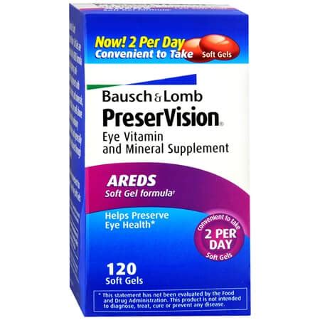 Bausch E Lomb Preservision Eye Vitamina Comprimidos
