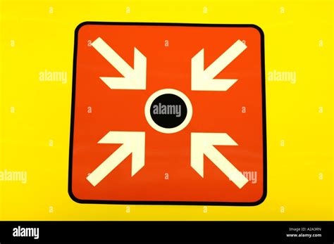 Sign Pictogram Meeting Point Stock Photo Alamy