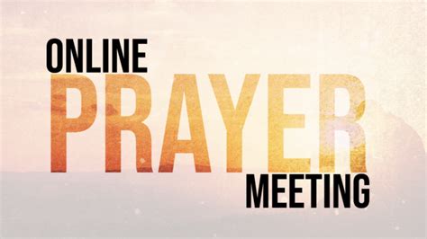 Online Prayer Meeting — Davidsonville United Methodist Church