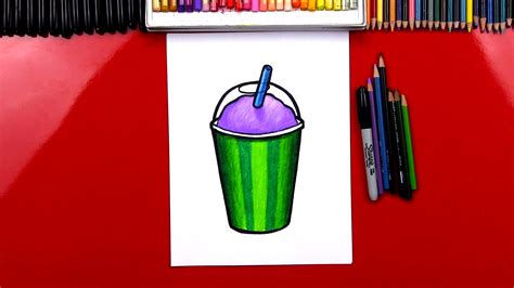 How To Draw A Slurpee 7 11 Art For Kids Hub