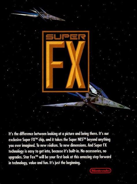 The Snes Super Fx Chip “its The Difference Between Looking At A