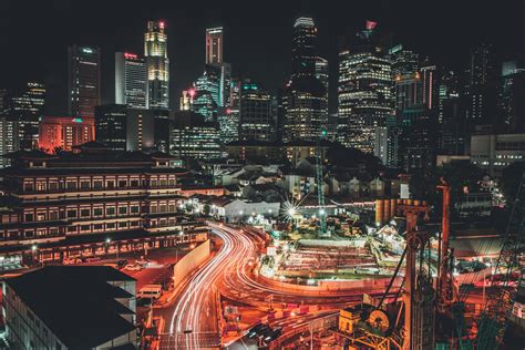 Hintergrundbilder Beleuchtung Stadt Stadtbild Nacht Gebäude