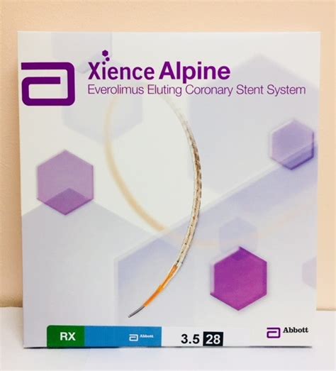 1125350 28 Xience Alpine Rx Stent 35x28 Des