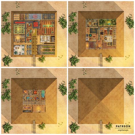 Pyramid ⋆ Angela Maps Free Static And Animated Battle Maps For Dandd