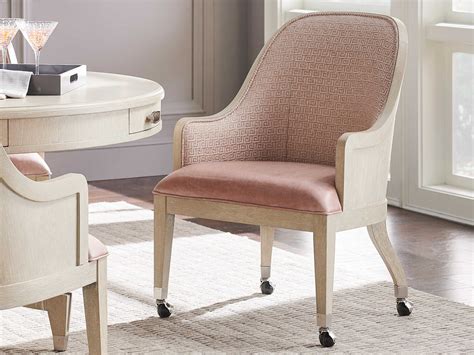 Sligh Greystone Arm Rolling Dining Chair Sh01025093840