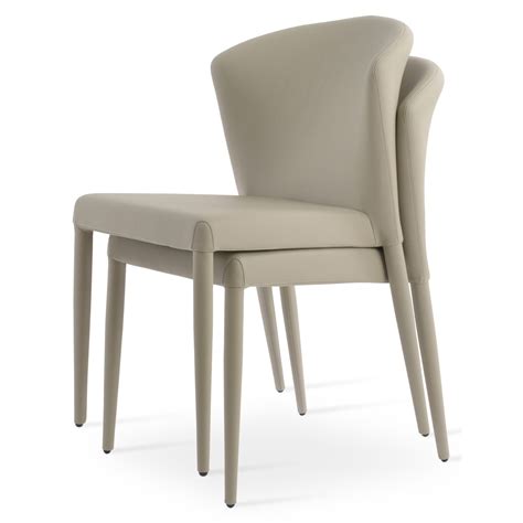 Capri Full Upholstered Stackable Chair Harmony Modern Usa