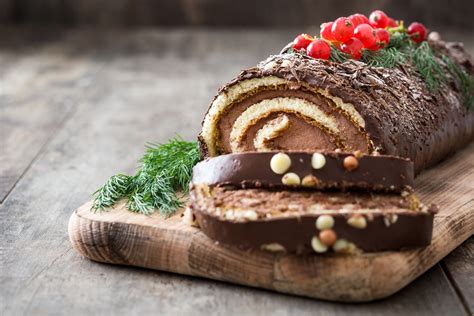 La recette originale de la bûche de Noël au chocolat