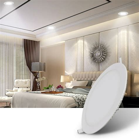 2 Pack Ultra Thin Square Led Recessed Flat Panel Downlight Ceiling
